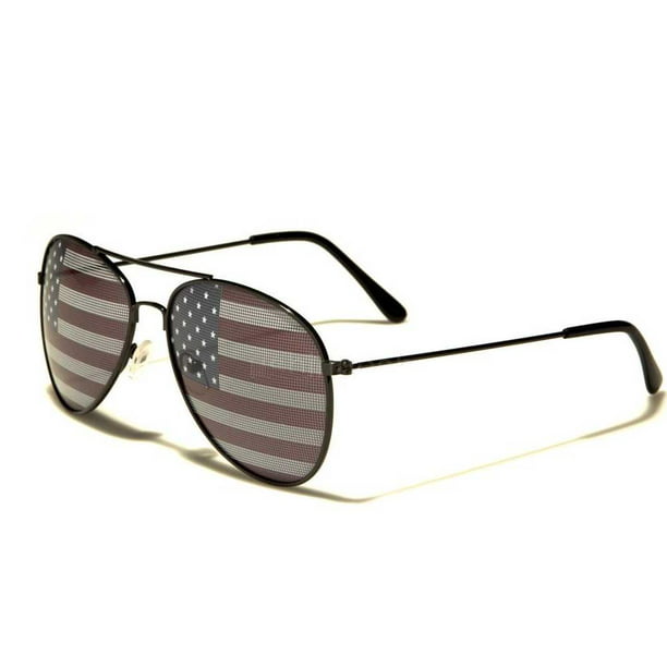TERAISE Classic American Flag Sunglasses Aviator Patriot Glasses USA-Womens Mens Fashion 